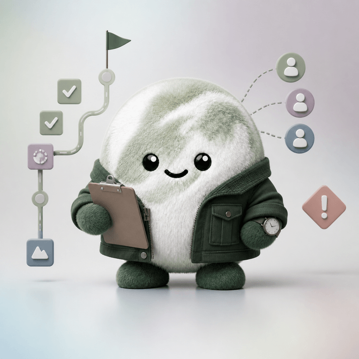 Project Status Bot Grok Bot mascot